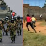 Le fossé de saut vidéo de la femme d'Eldoret en fuyant les flics amuse beaucoup: "matériau de femme"