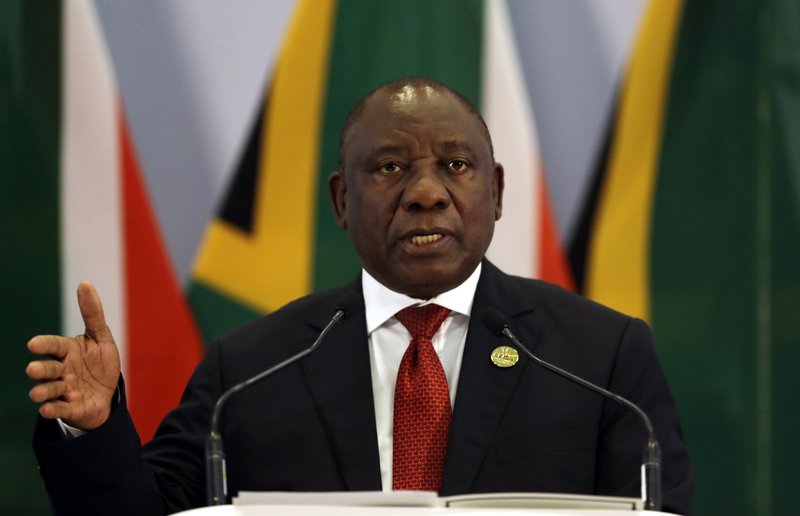 White South Africans going to US are cowards, Ramaphosa says