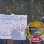 UZ students protest against replacement of striking lecturers