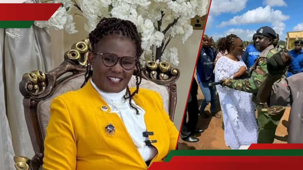 Meru: La police bloque Kawira Mwangaza pour accéder à son événement de réunion de prière prévu