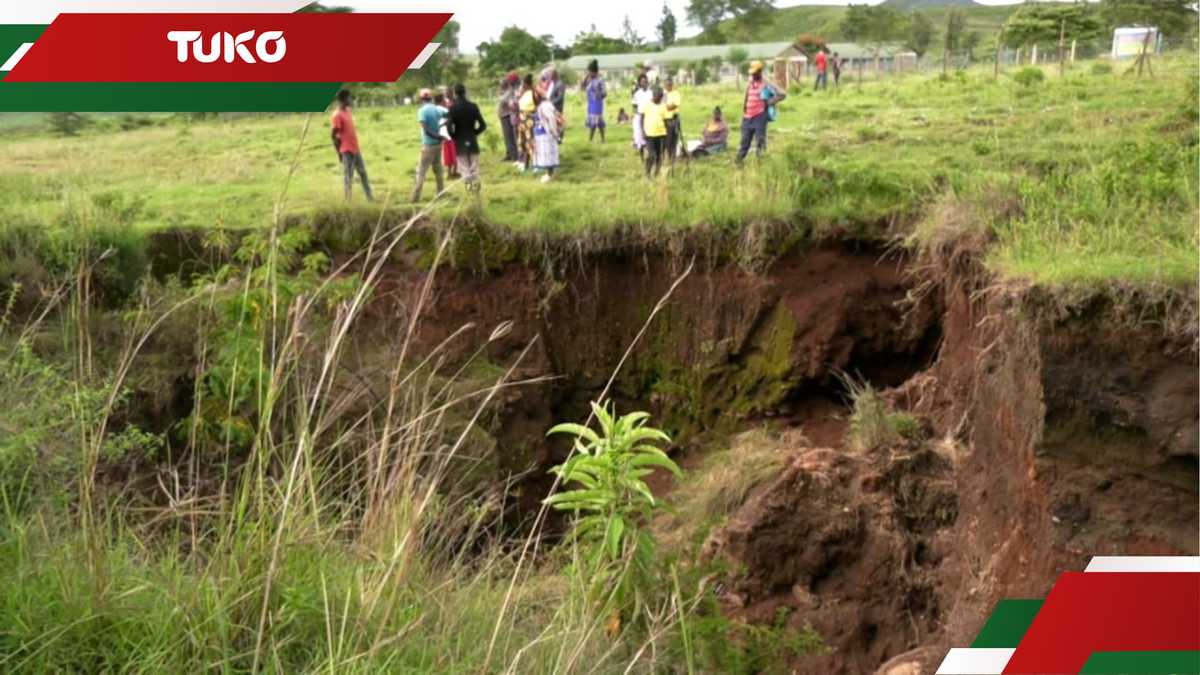 Nakuru: effrayer comme les élèves de l'école primaire apprennent en composé avec des gouffres