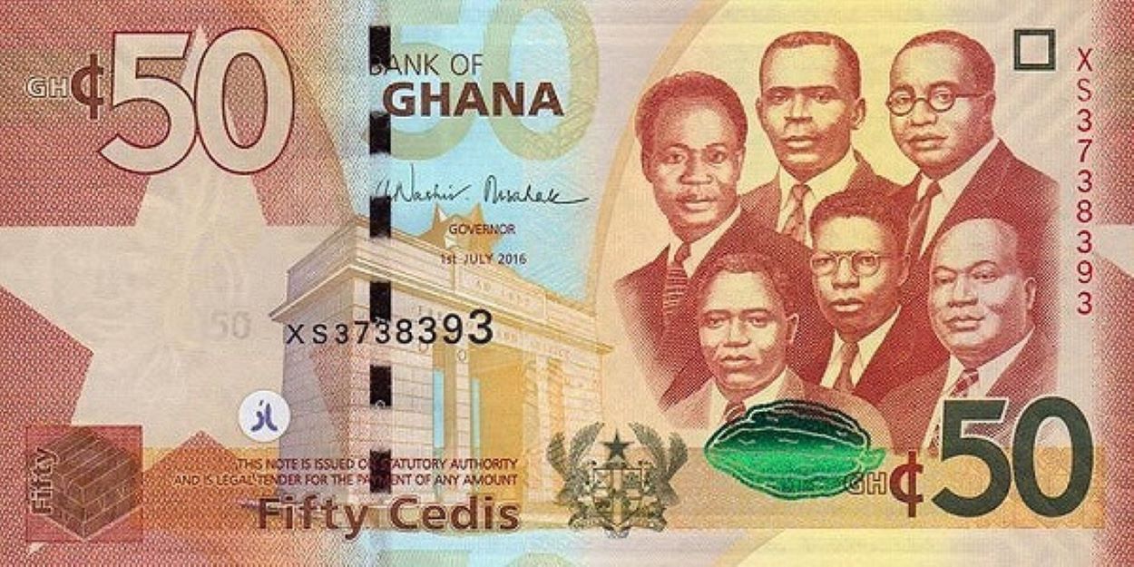 Nouveau spécimen du Ghana Cedi