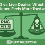 RNG vs Live Dealer: Which Experience Feels More Trustworthy at Lucky Green Casino?