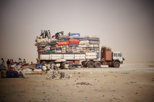 Over 26,000 migrants have been rescued in the desert since 2017 through IOM’s humanitarian search and rescue operations in Niger. Photo: IOM/Monica Chiriac