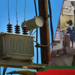 Une vidéo de l'homme se balançant négligemment sur le transformateur d'électricité alors que les étincelles voler étouffent beaucoup