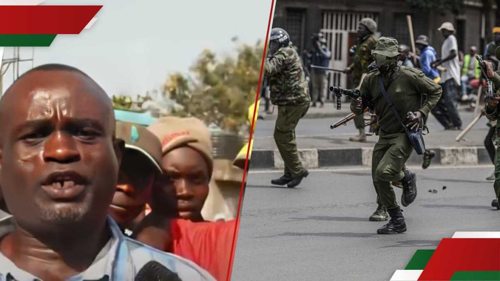25 juin Protestes: Tension à Kisumu comme 2 groupes rivaux s'affrontent pendant les démos de la génération Z