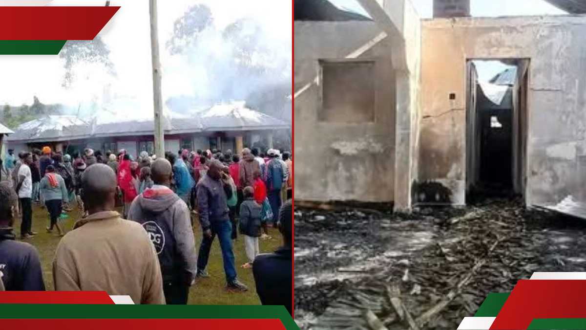 Bungoma: Sorrow As 3 membres de la famille meurent dans un feu du matin dévastateur à Mt Elgon
