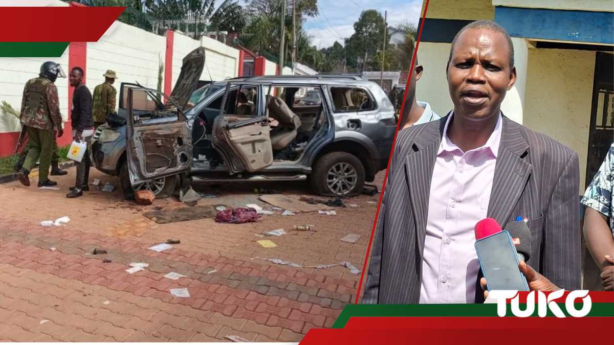 La police de Trans Nzoia arrête 3 suspects de possession de pneus qui auraient été vandalisés à partir de véhicules EACC