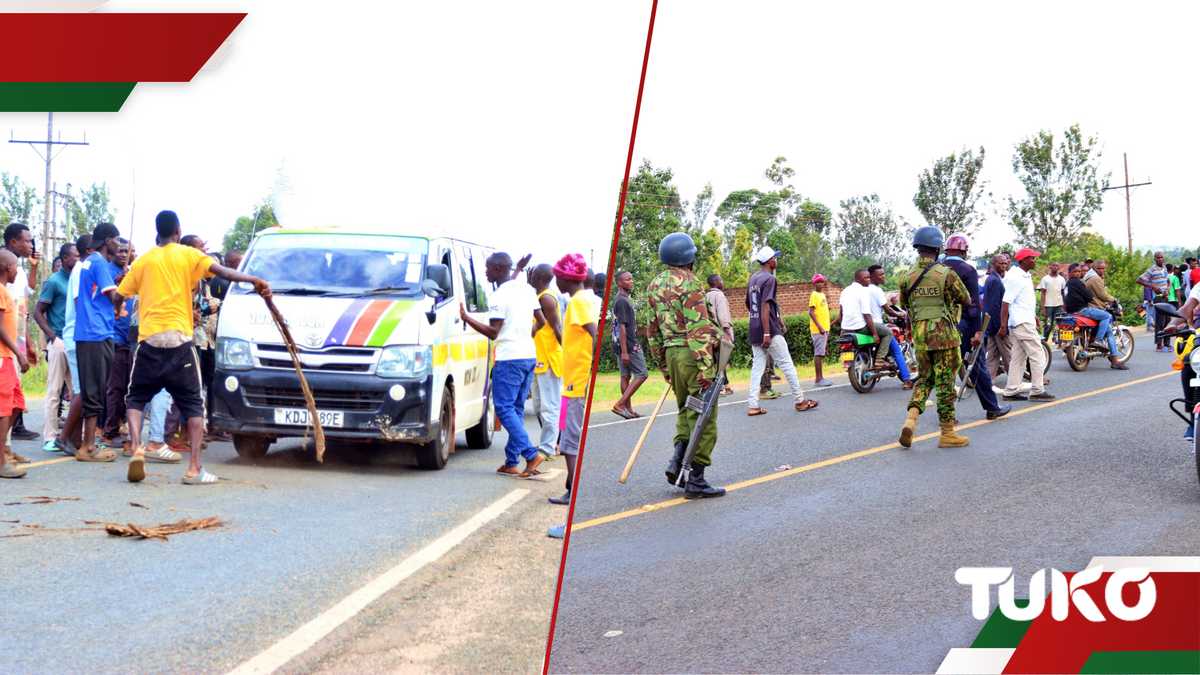 Migori: Demo de scène des habitants après que le jeune homme a été tué sur des soupçons de vol de moto