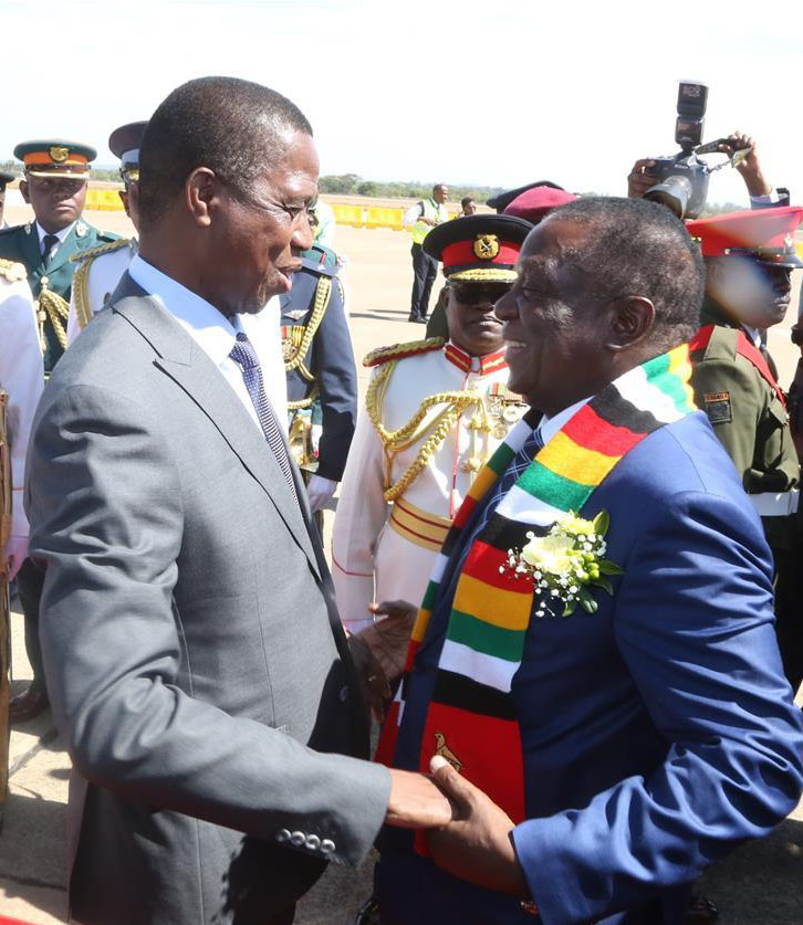 Mnangagwa reiterates his Law School training claim in Zambia alongside late president Lungu 