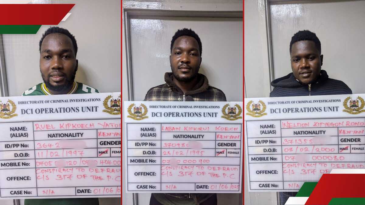 Mombasa: 6 Arrest dans le syndicat de fraude usurportée lié à des `` swappeurs de furiers ''