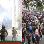 Nairobi: 2 véhicules se déroulent dans le CBD alors que les manifestations s'intensifient
