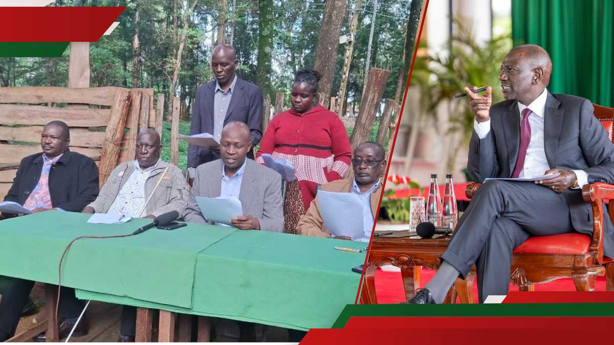 Trans Nzoia Kalenjin Elders cherche un public avec William Ruto sur les questions soulevées par George Natembeya