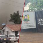 VIDÉO: Les manifestants ont mis le feu aux tribunaux de la loi de Kikuyu, des bureaux des sous-comtés de Vandalise