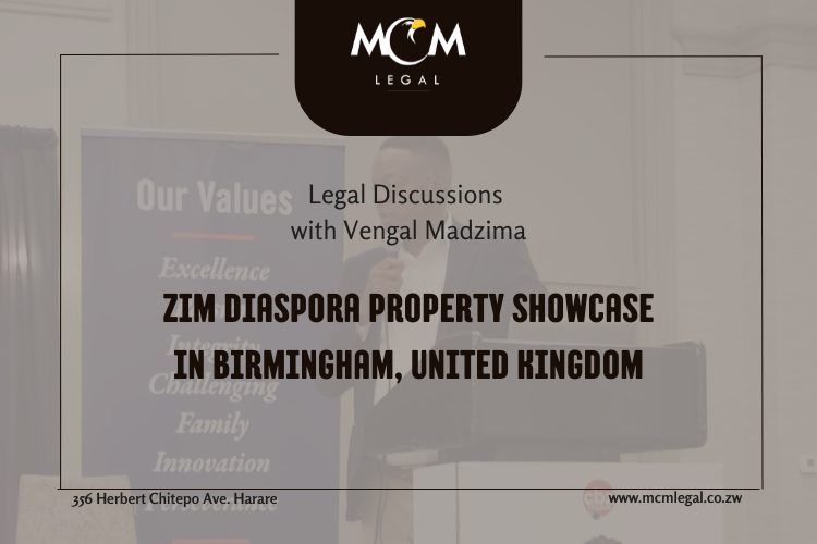 Legal Discussions with Vengai Madzima: Zim Diaspora Property Showcase in Birmingham, United Kingdom