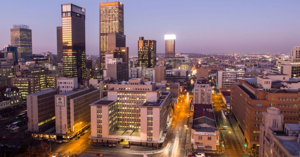 La région F porte la plus haute dette de la ville de Johannesburg