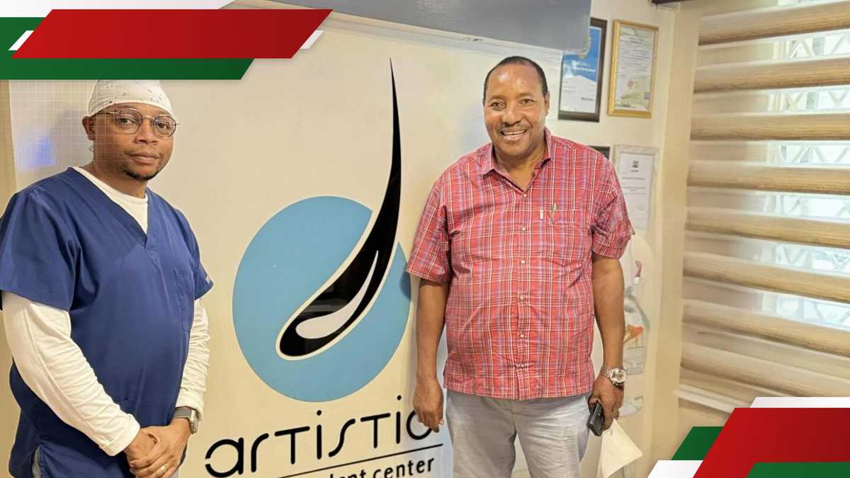 Le Doctor Who a transplanté les cheveux de Ferdinand Waititu deux fois, il effectue l'air sur la photo virale