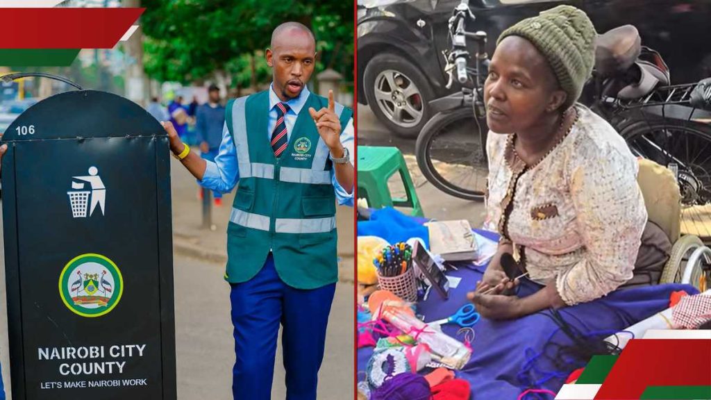 L'échange de Nairobi Hawker avec Geoffrey Mosiria laisse des internautes dans des points: "Usiniharibie Jina"