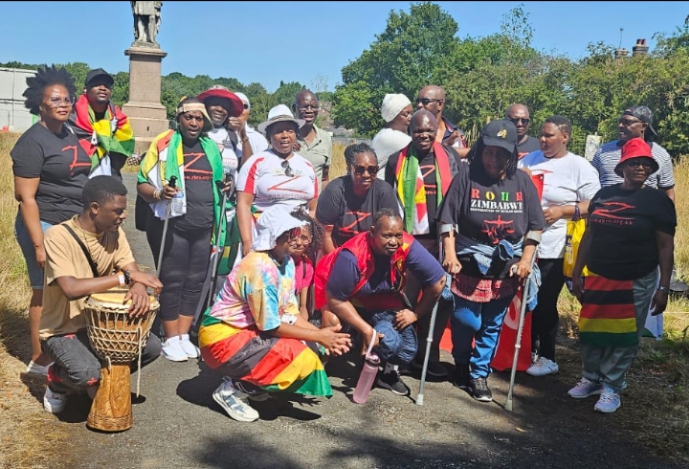 UK-based Zimbabweans in protest walk despite threats from Mnangagwa’s regime