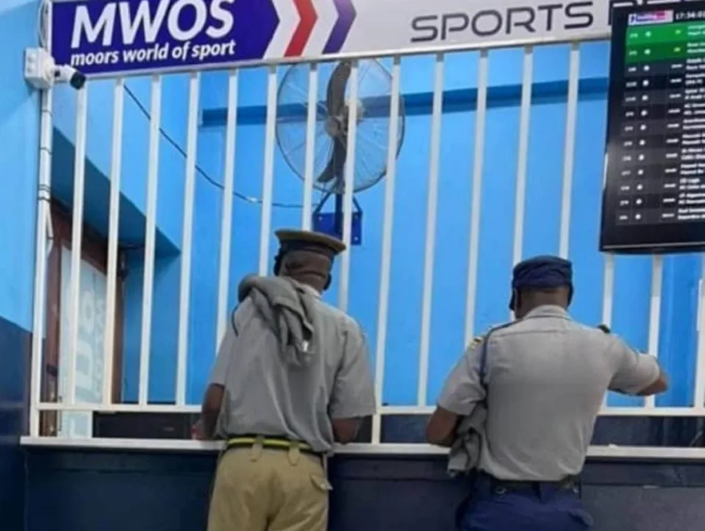 Zimbabwe police officers banned from betting shops while in uniform