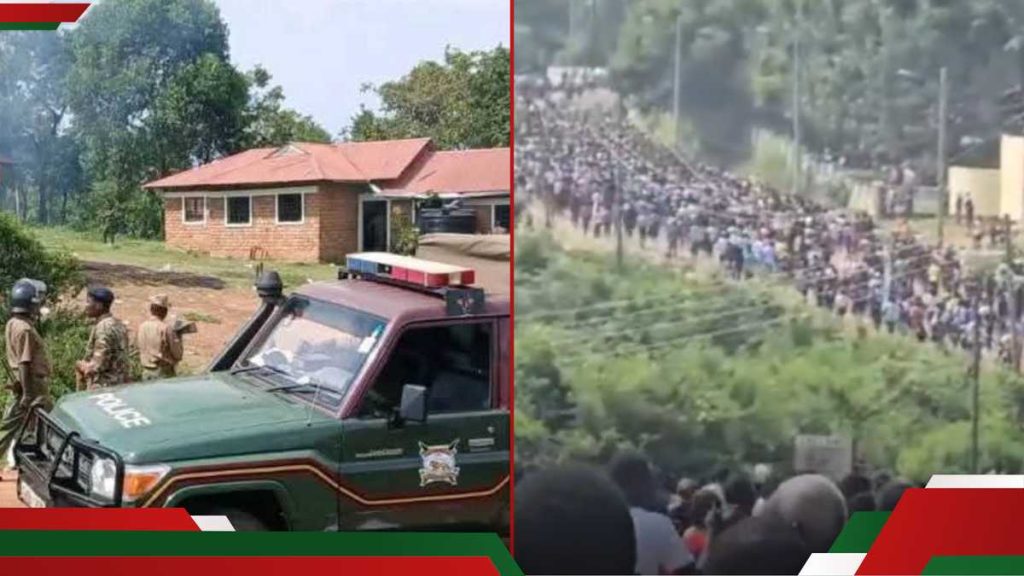 Peter Kaluma affirme que des jeunes qui ont brûlé le poste de police de Mawego ont été transportés de Nairobi