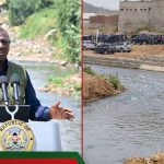 Ruto annonce 20 000 travaux frais pour nettoyer la rivière Nairobi