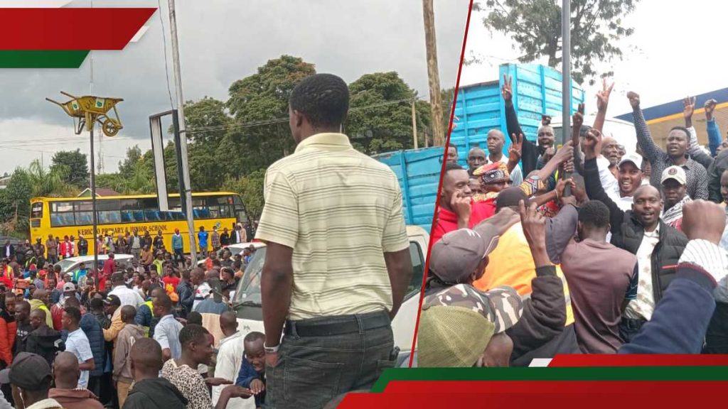 Saba Saba: Les résidents de Kericho se réunissent pour prier, retourner la brouette Gen Zs s'est abattu comme symbole de l'unité