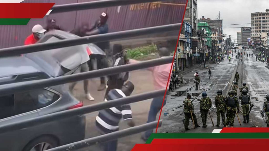 Saba Saba Protestations: Les réactions en tant qu'hommes armés brouillaient 2 manifestants, les obligez à dans Subaru non marqué