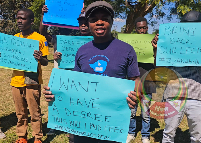 UZ suspends students for demonstrating in support of striking lecturers