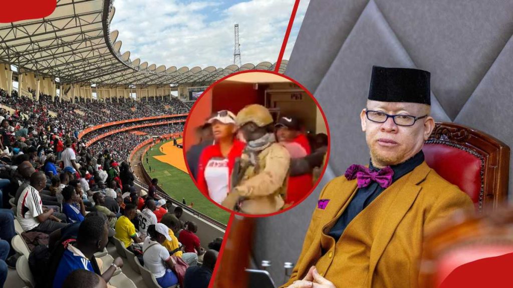 Chan 2024: Isaac Mwaura, Karen Nyamu bloqué par l'entrée présidentielle au stade Kasarani