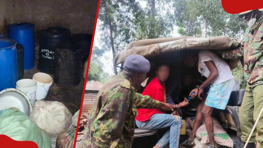 Kakamega: 3 arrêtés alors que Nacada lance une opération chirurgicale contre les fabricants de brasseries illicites