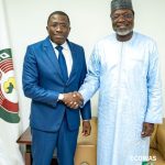 Professeur de GD Ouattara Wautabouna et le Président Dr Omar Aliu Touray