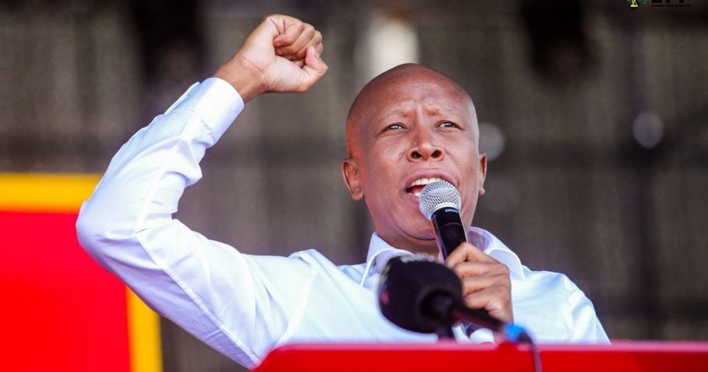 Malema claque le dialogue national, dit que les gens sont fatigués de parler