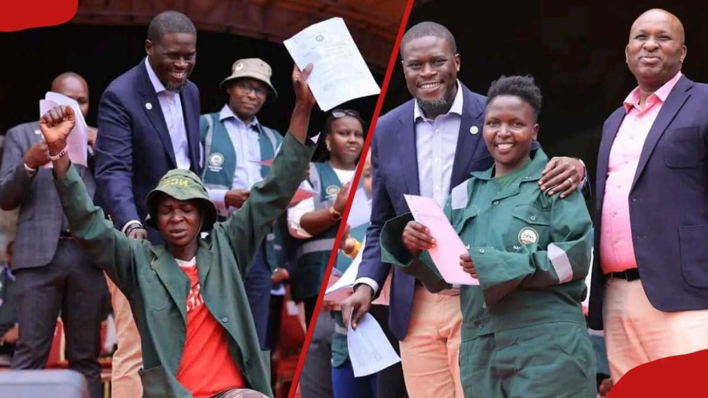 Nairobi: Johnson Sakaja tend à des emplois permanents à plus de 3 000 travailleurs de l'armée verte