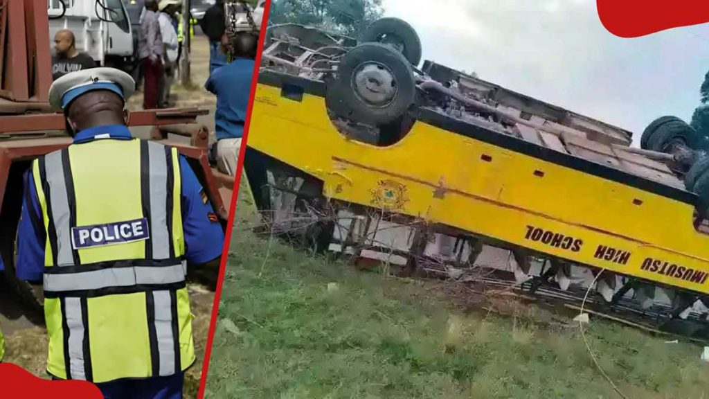Panique en tant que bus scolaire qui se dirige vers des festivals de musique à Meru, des accidents de Meru, des opérations de sauvetage en cours