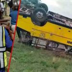 Panique en tant que bus scolaire qui se dirige vers des festivals de musique à Meru, des accidents de Meru, des opérations de sauvetage en cours