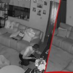 Kasarani: CCTV capture un homme soigneusement habillé voler un ordinateur portable, PS5 dans un salon confortable