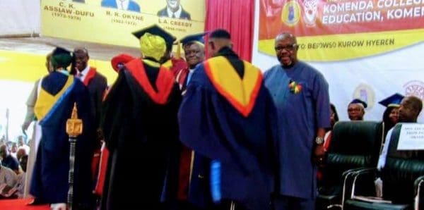 Komenda College of Education marque la congrégation