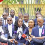 Kyalo Mbobu: Faith Odhiambo, Ipoa Boss Issack Hassan Les avocats principaux en protesté dans le CBD