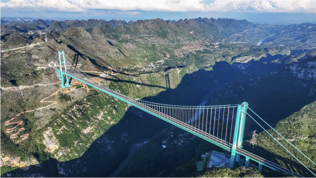 China opens world’s highest bridge, breaking its own record