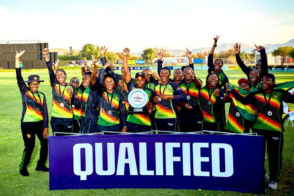 Lady Chevrons lift Women’s T20 World Cup Qualifiers trophy
