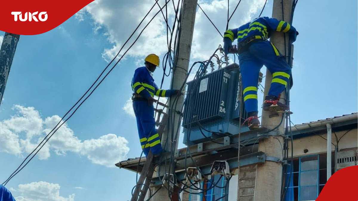 L'alimentation du Kenya répertorie les zones pour vivre les interruptions d'électricité le lundi 8 septembre
