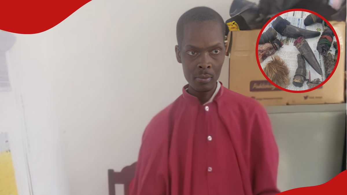 Machakos: Prédicateur autoproclamé arrêté après avoir été trouvé en possession de cheveux humains, peau