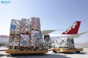 35 tonnes métriques de fournitures médicales de l'OMS