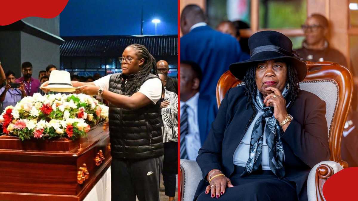 Ida Odinga apparaît en pleine réflexion lors du retour de Raila Odinga