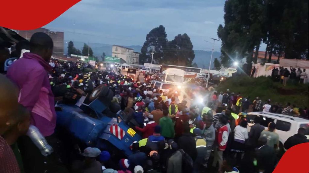 Kisii : Au moins 5 morts après qu'un camion ait percuté des opérateurs de Boda Boda à Ichuni Junction