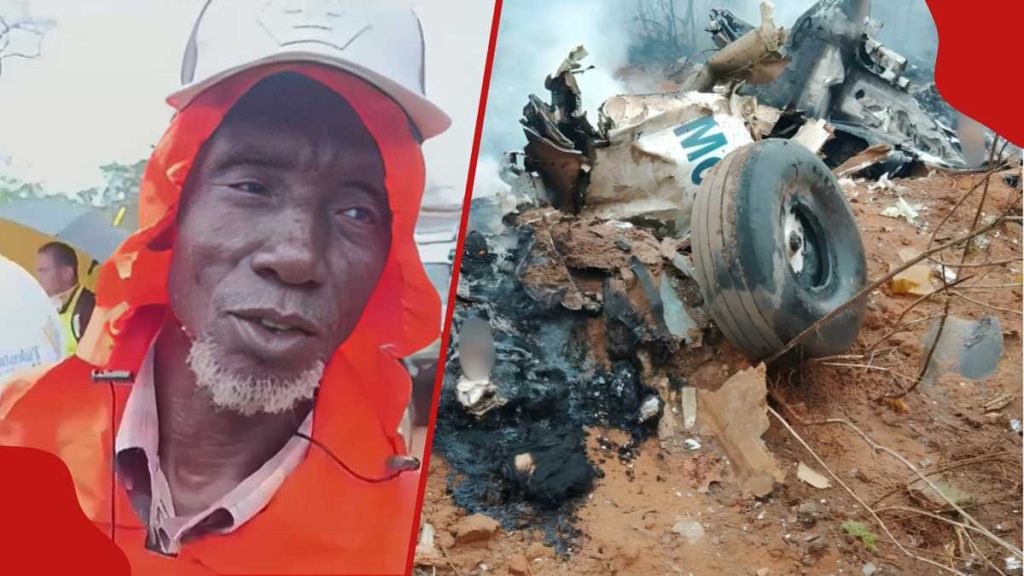 Kwale : Un témoin oculaire partage des moments terrifiants après le crash d'un avion à Tsimba Golini, tuant 11 personnes