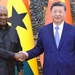 Le président Mahama et Xi Jinping