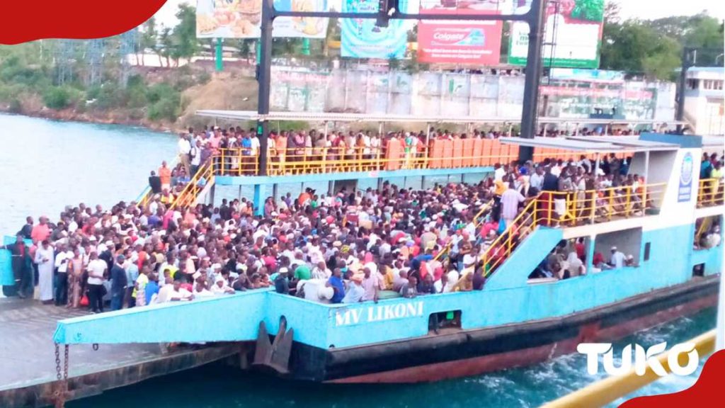 Likoni : un homme saute du ferry dans l'océan Indien et les autorités lancent des recherches pour retrouver le corps