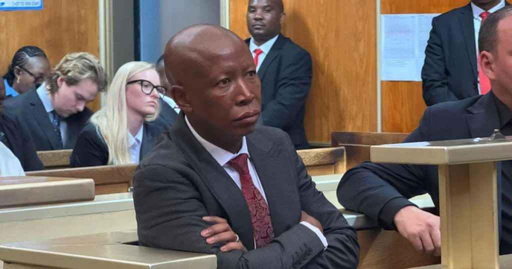 Malema pour faire appel de la décision de coupable dans son affaire de libération d'armes à feu